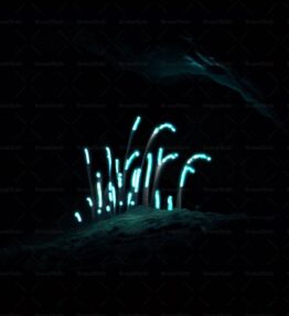 Glühwürmchen in einer Höhle